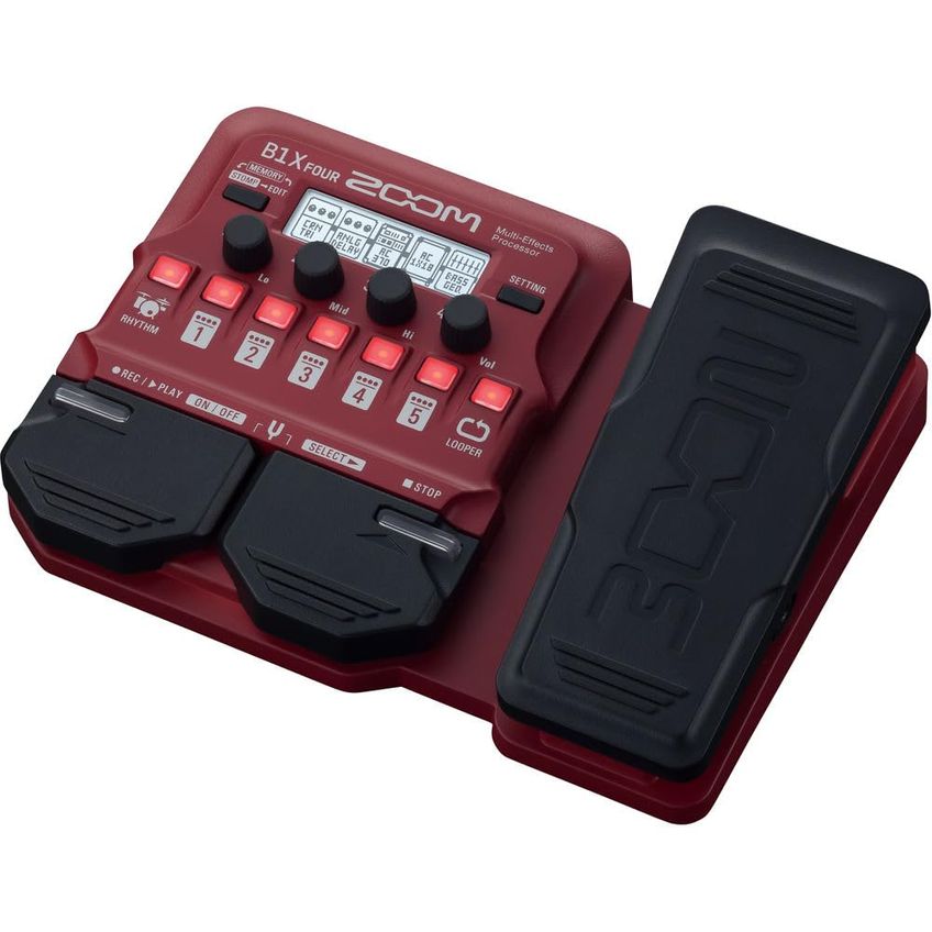 Pedal De Baixo Zoom B1x Four Kit Com Pedal De Expressão - imagem 2
