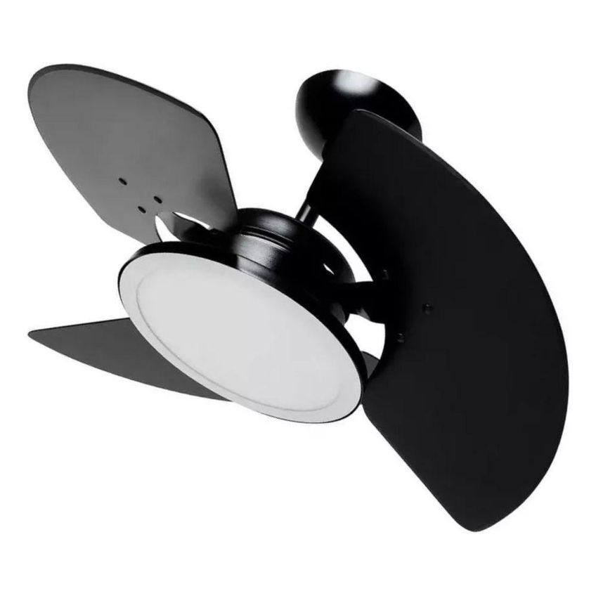 Ventilador De Teto Tron 130w 3 Pás Preto Aventador Led 110v - imagem 3