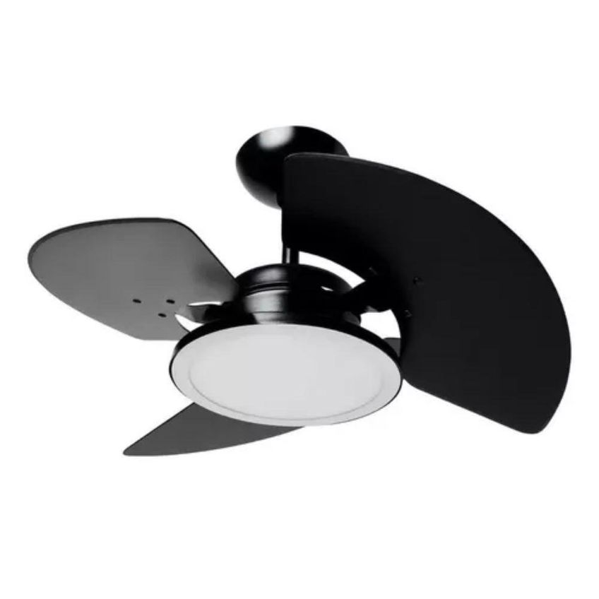 Ventilador De Teto Tron 130w 3 Pás Preto Aventador Led 110v - imagem 4