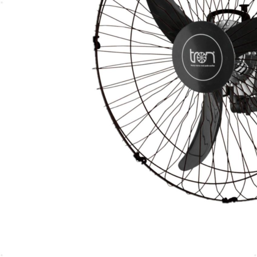 Ventilador De Parede Tron 140w 60cm 3 Pás Preto C1 110v - imagem 2