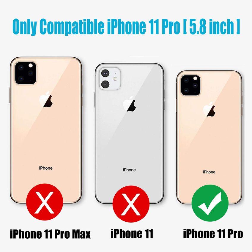 Capa Com Bateria Yingykj Para Iphone 11 Pro 7000 mAh Preta - imagem 2