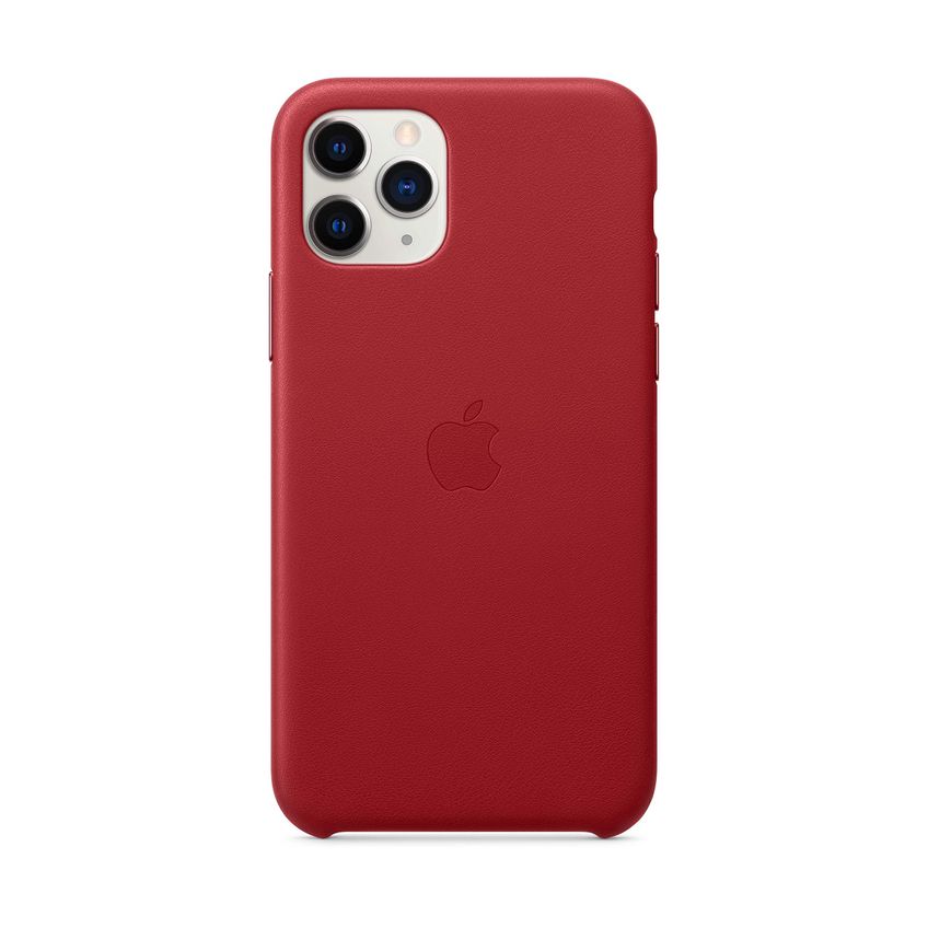 Capa Em Couro Para Iphone 11 Pro Apple (produto) Vermelha - imagem 2
