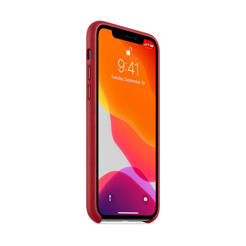 Capa Em Couro Para Iphone 11 Pro Apple (produto) Vermelha - imagem 3
