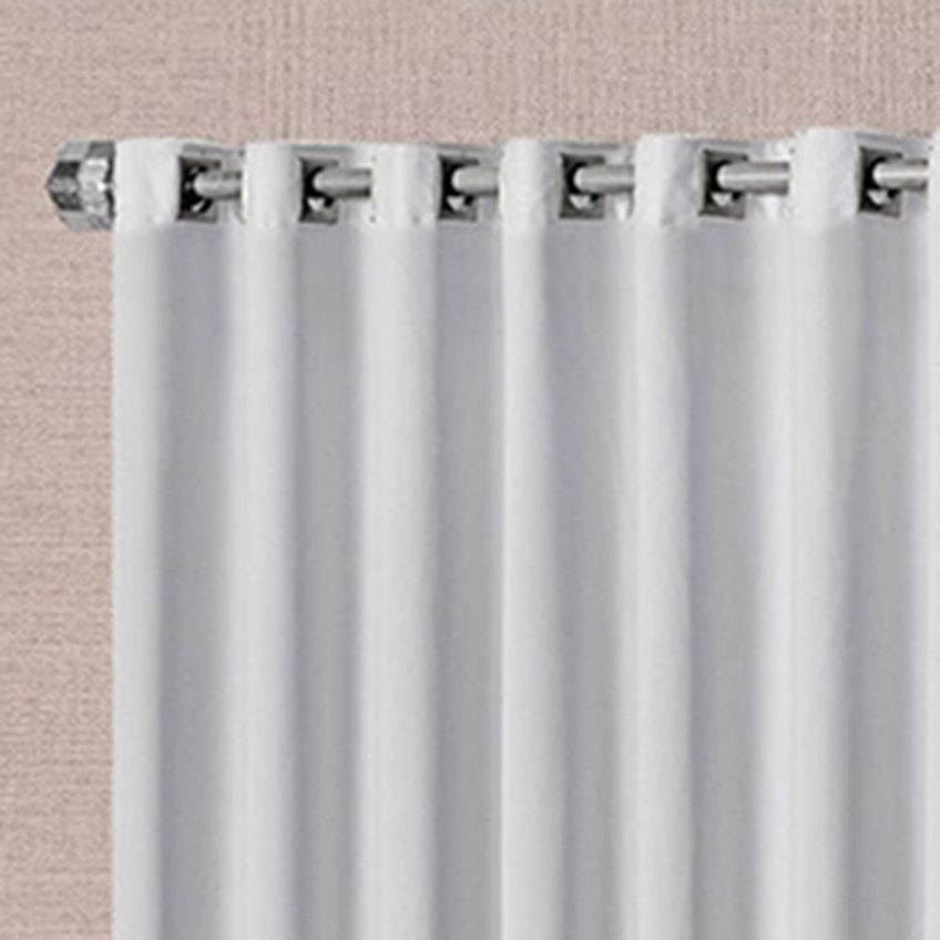 Cortina Corta Luz Linha Nobre Poliéster Para Sala Gelo - imagem 3