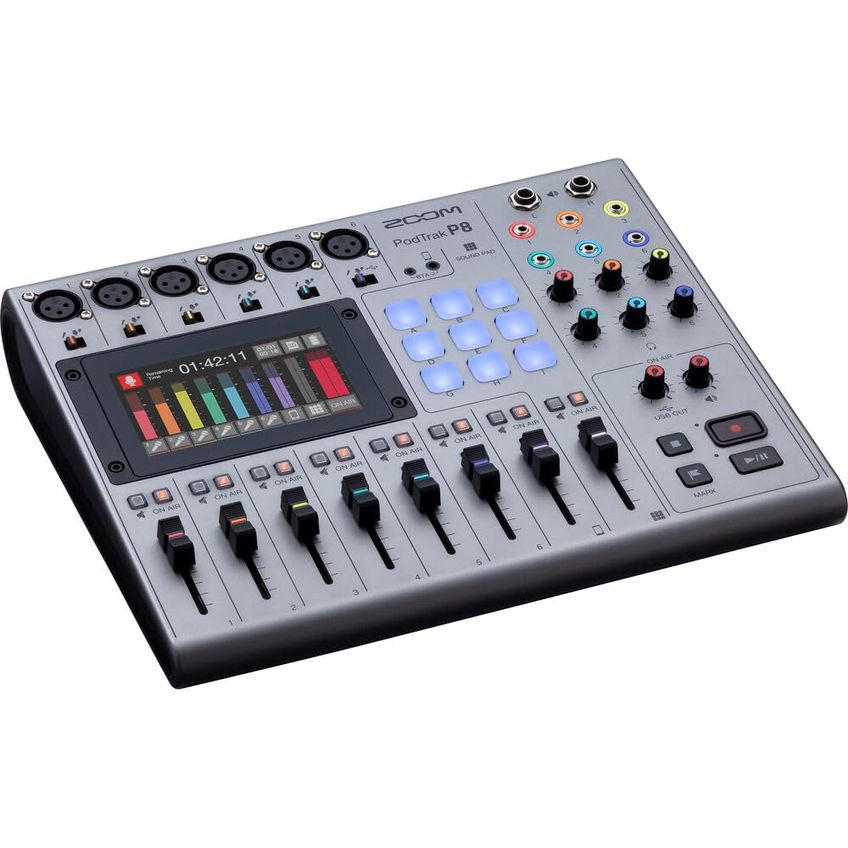 Gravador Portátil Multifaixa Para Podcast Zoom Podtrak P8 - imagem 2