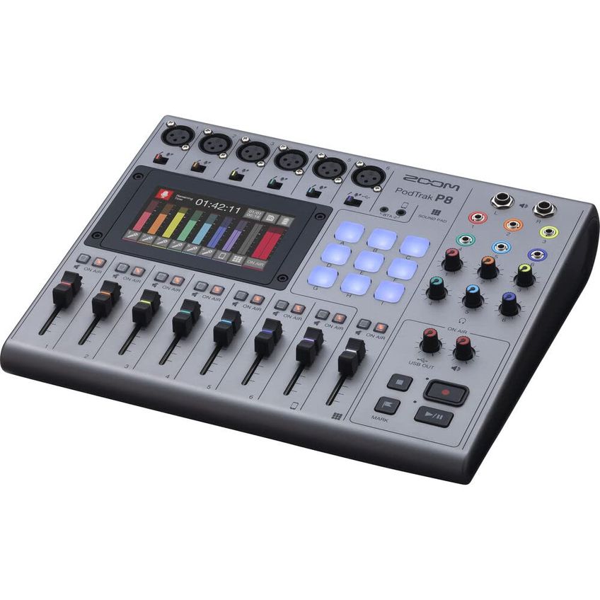 Gravador Portátil Multifaixa Para Podcast Zoom Podtrak P8 - imagem 4