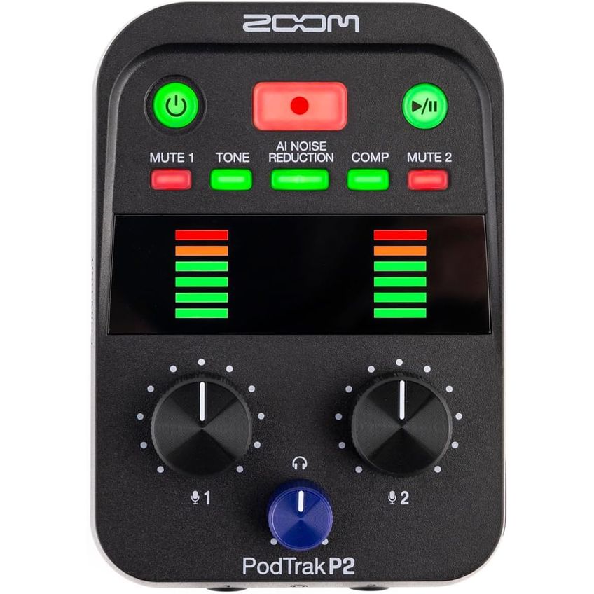 Gravador De Podcast Zoom Podtrak P2 + Kit Mdr-7506 - imagem 2