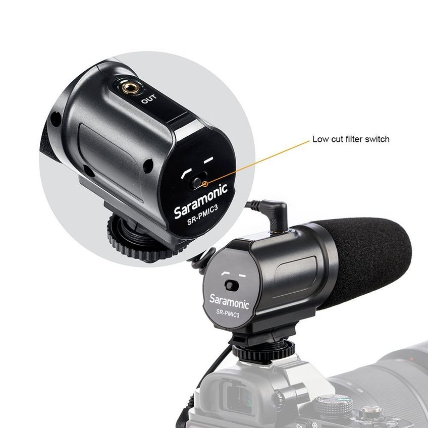 Microfone Saramonic Sr-pmic3 Surround Sem Bateria - imagem 3