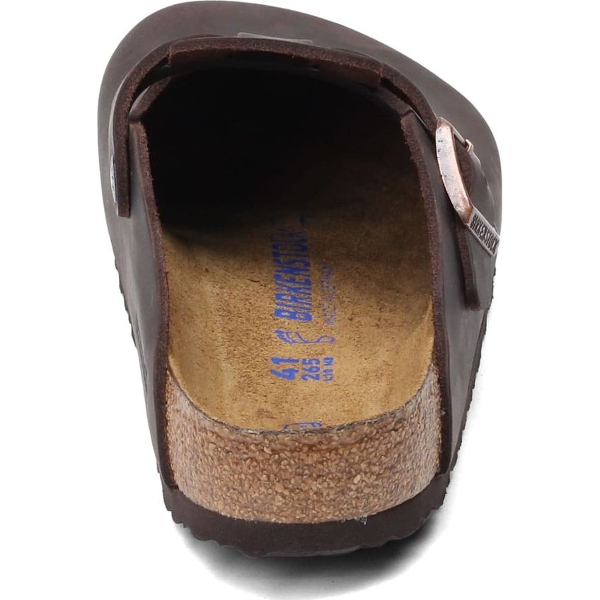 Sapatos Birkenstock Boston Tamanco Couro Envernizado Habana EU 42 - imagem 4