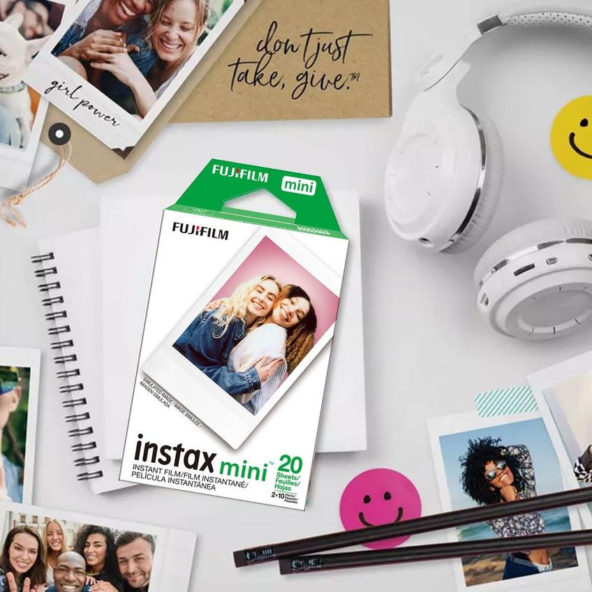Câmera Instantânea Fujifilm Instax Mini Com 200 Filmes E Tecidos - imagem 3
