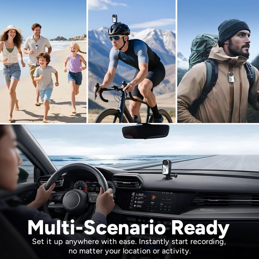 Câmera De Ação Sjcam C110 Plus 4k – Kit Com 64 GB - imagem 4