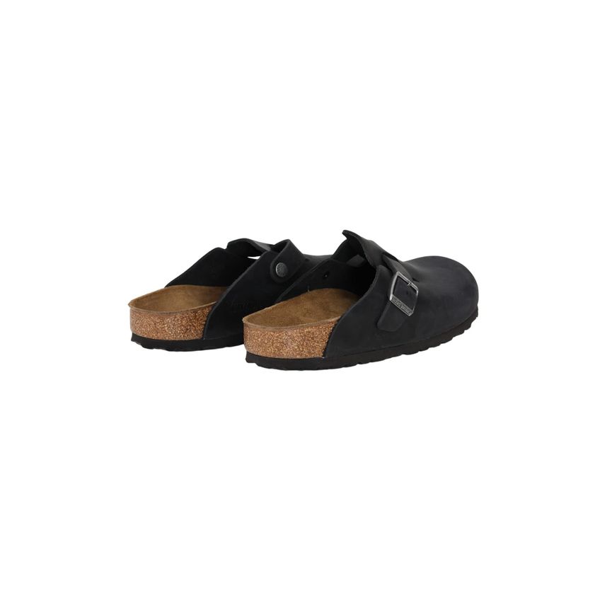 Tamanco Birkenstock Boston Classic Arch Em Couro Oleado Preto - imagem 3