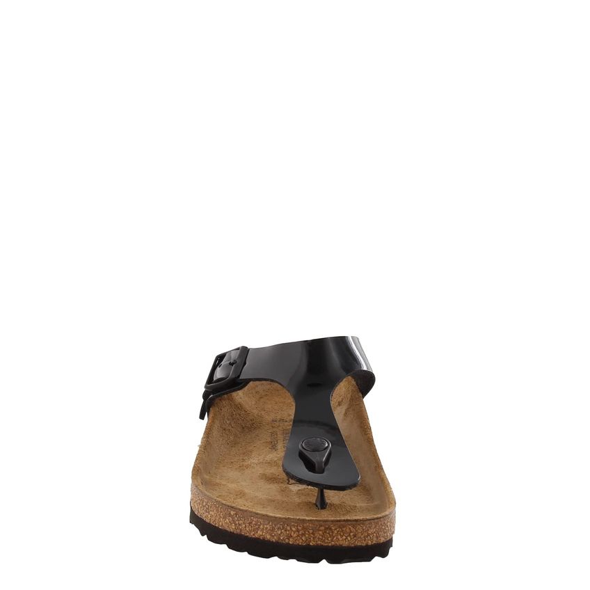 Sandália De Tirante Birkenstock 38 Eu Preto Envernizado - imagem 4