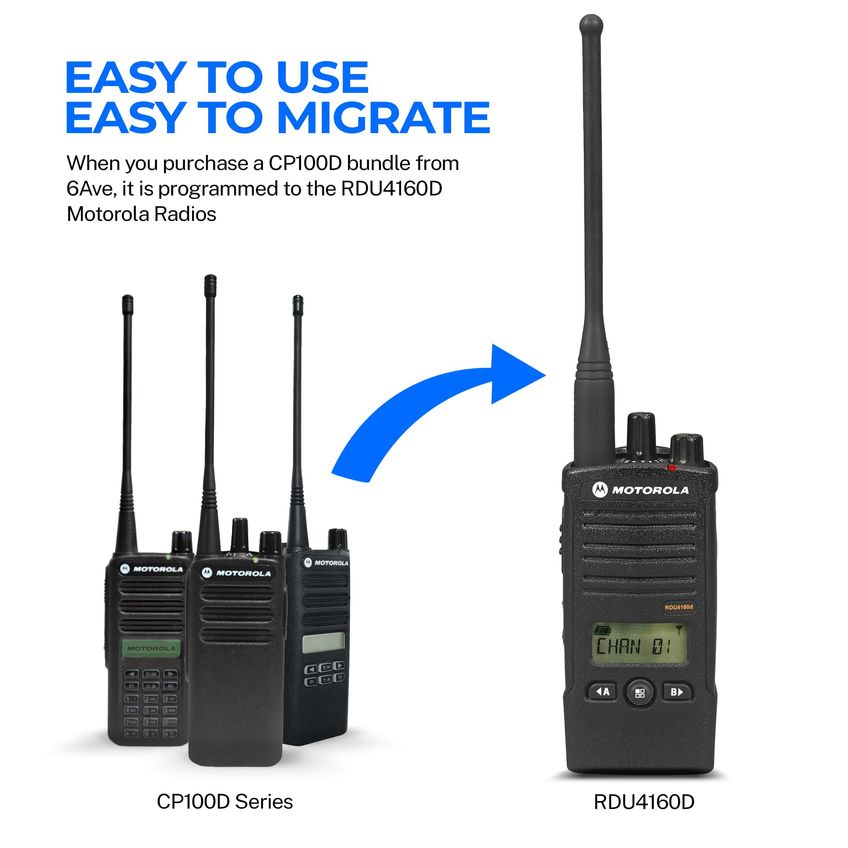 Rádio Comunicador Motorola CP100D Analógico UHF 16 Canais 4W - imagem 3