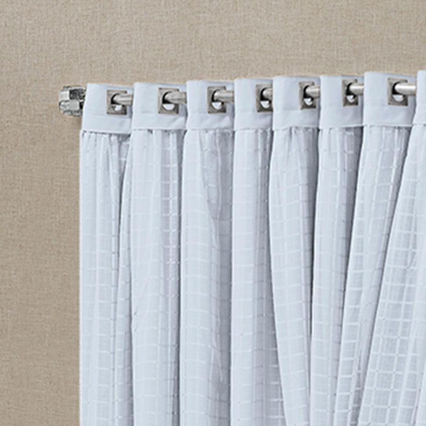 Cortina Canaã Linha Nobre 3,00m X 2,50m Poliéster Para Sala Gelo - imagem 3