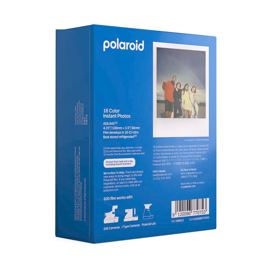 Filme Polaroid Color Para Pacote Duplo 600, 16 Fotos (6012) - imagem 3