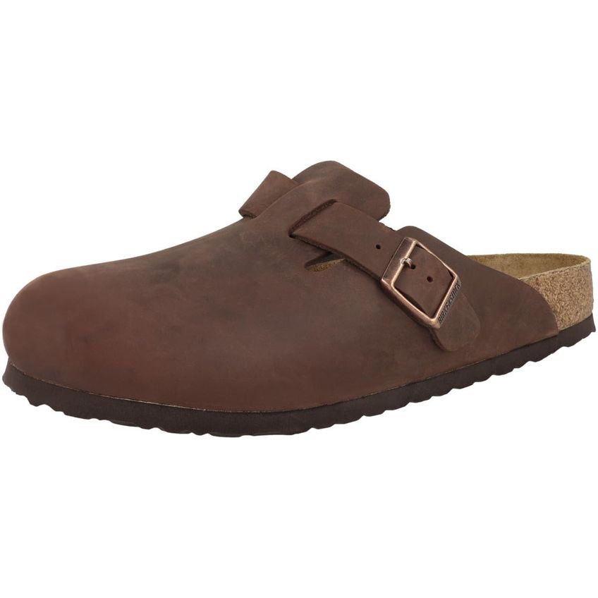 Sandália Birkenstock Boston Em Couro Engraxado (Habana) - Tamanho EU 38 - imagem 4