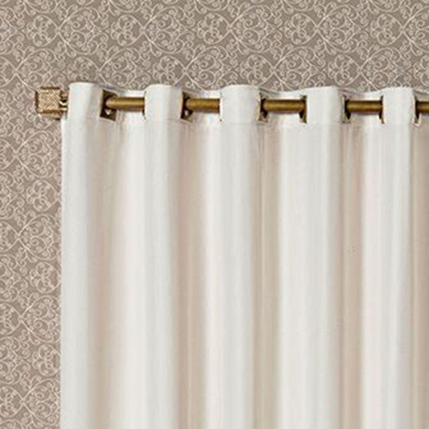 Cortina Egito Para Varão 3,00m X 2,50m Poliéster Para Decoração Bege - imagem 2