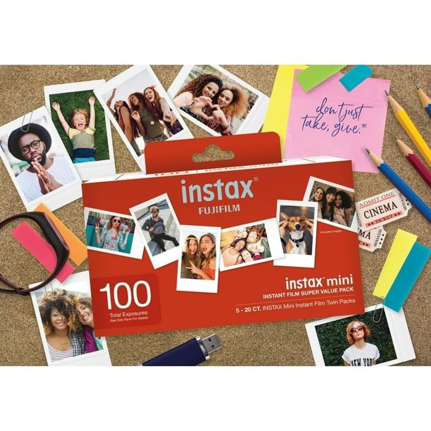Filme Instax Mini Fujifilm 100 Fotos Pacote De Valor - imagem 4