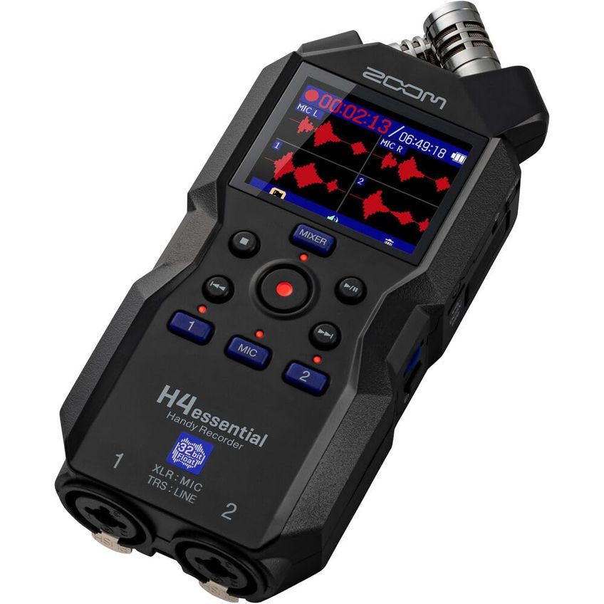 Gravador De Áudio Zoom H4essential 4 Trilhas 32‑bit Float - imagem 4