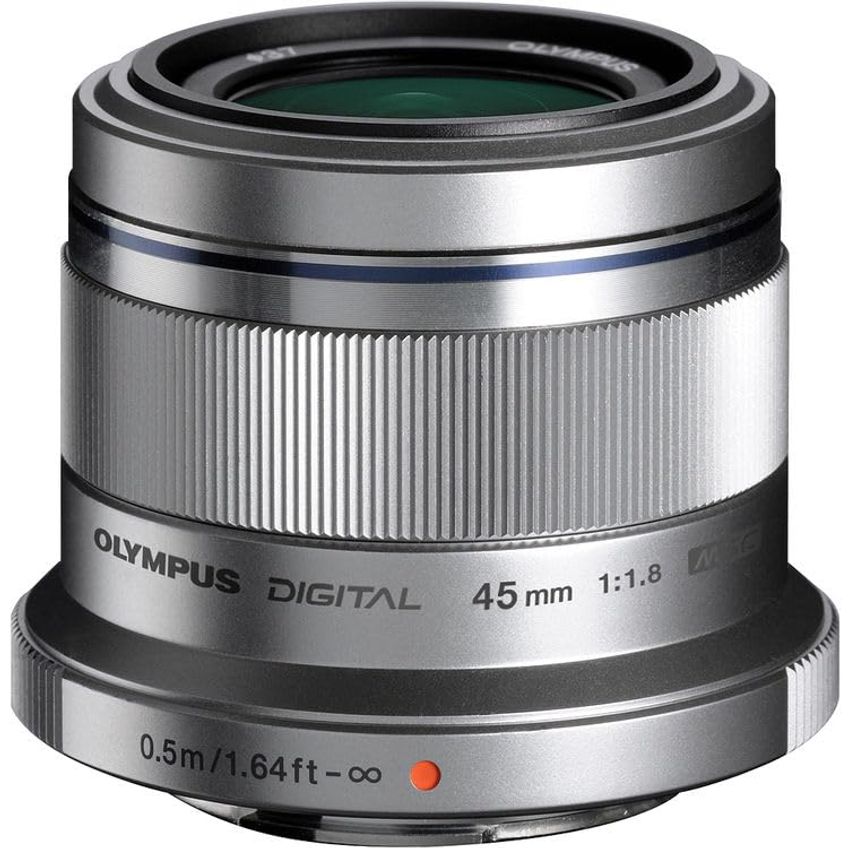 Lente OM System 45 mm F/1.8 Prata MFT Kit - imagem 3