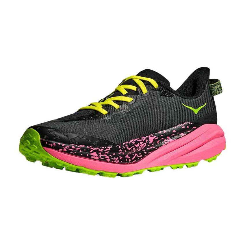 Tênis Hoka Speedgoat 6 Preto/Rosa Neon Masculino 11,5 - imagem 2