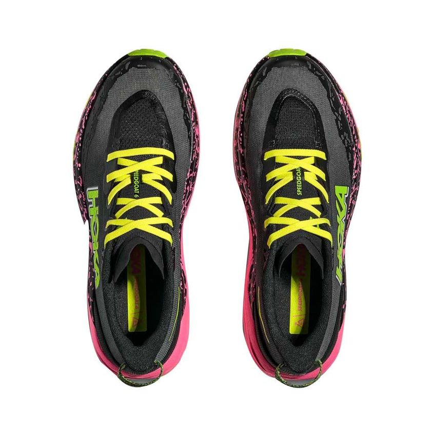 Tênis Hoka Speedgoat 6 Preto/Rosa Neon Masculino 11,5 - imagem 4