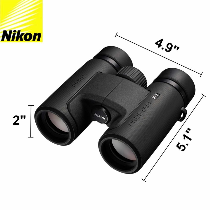 Binóculos Nikon Prostaff P7 10x30 Pretos Com Lente Caneta E Pano - imagem 2