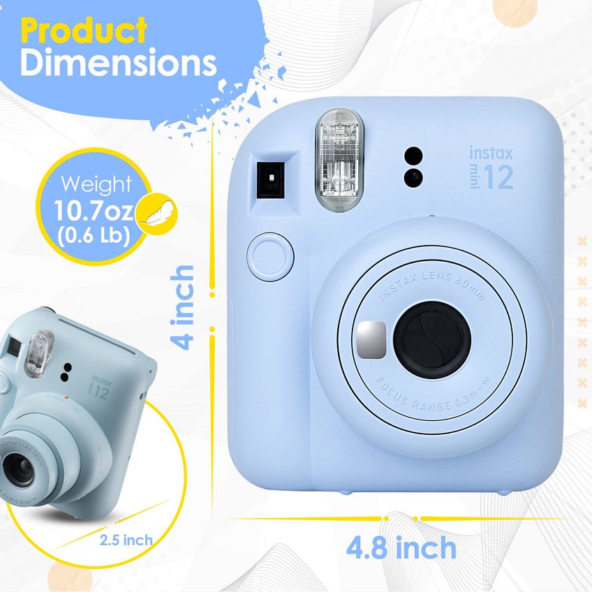 Câmera Fujifilm Instax Mini 12 Com Filme De 60 Folhas E Acesso - imagem 4