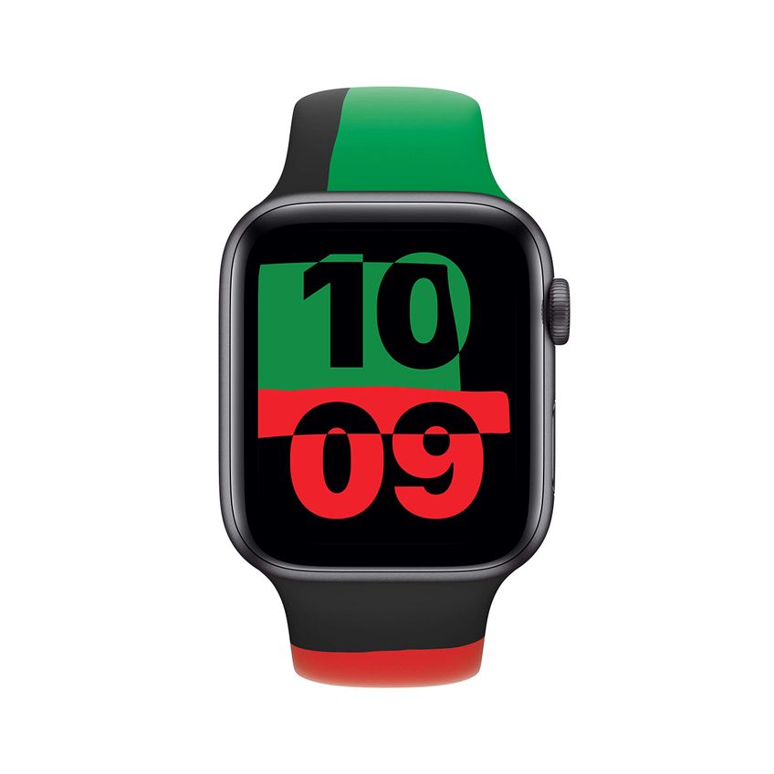 Pulseira Esportiva Apple Watch Unity Preta 44mm Para Pulsos De 140-210mm - imagem 3