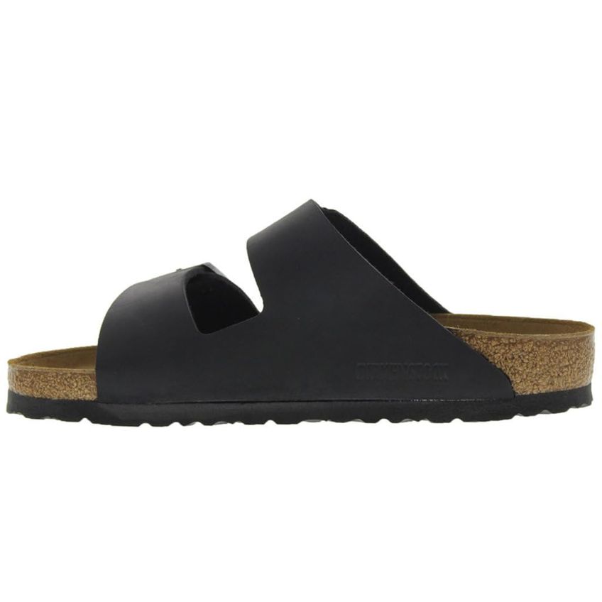 Sandália Birkenstock Arizona Em Couro Preto Oleado - Tamanho 37 Eu - imagem 3