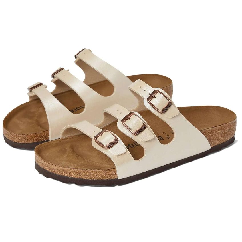 Sandália Birkenstock Florida Branco Pérola 7w/5m Us - imagem 4