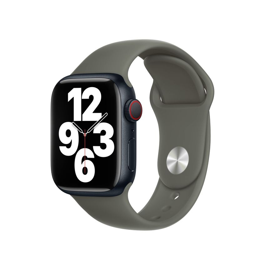 Pulseira Apple Watch 45 mm Verde Oliva Esportiva Tamanho Único - imagem 2
