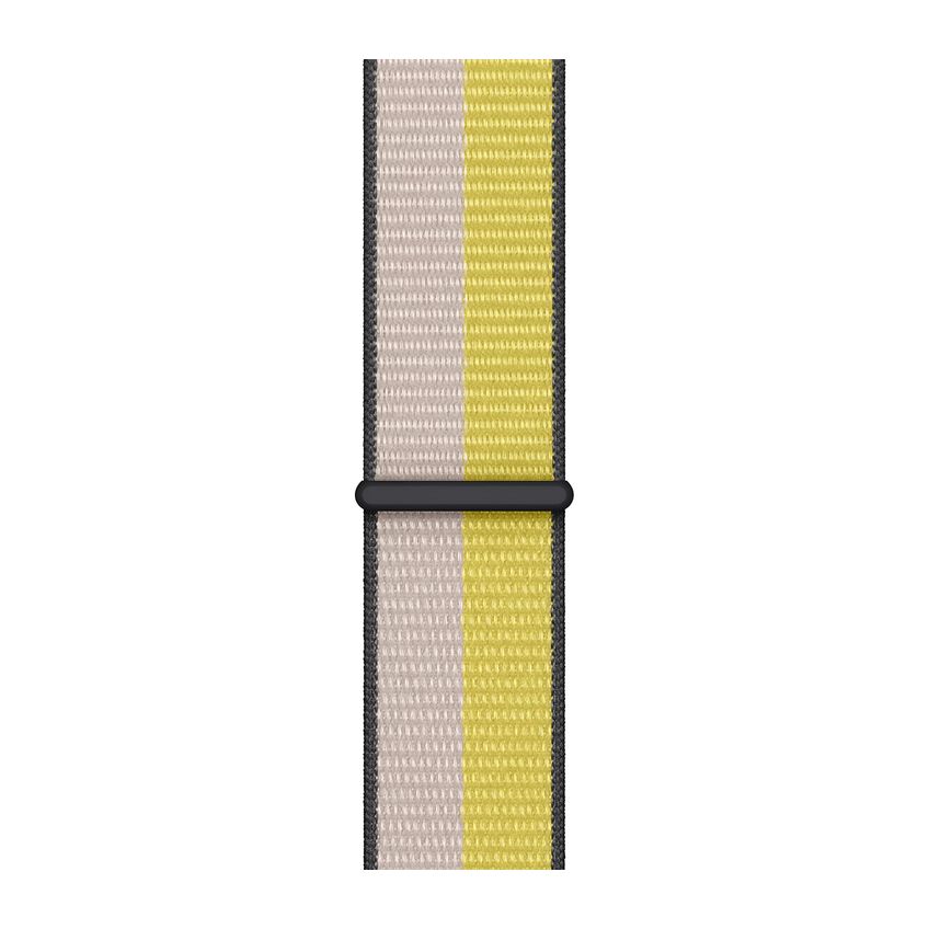 Apple Watch Band Sport Loop Leite De Aveia Casca De Limão 45 Mm - imagem 2