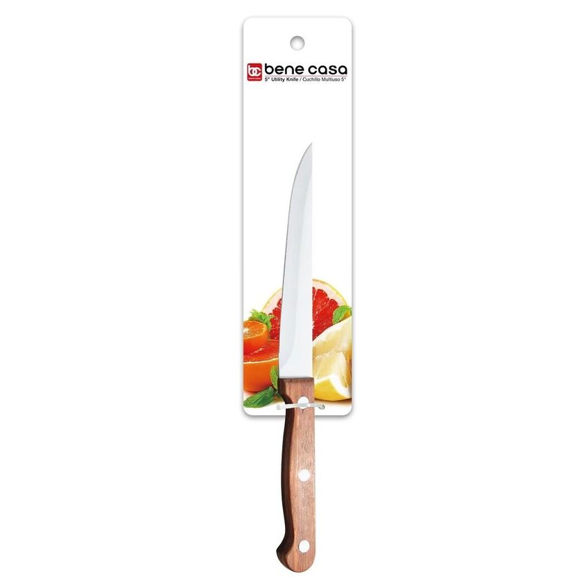Faca De Bife Overstock 13 cm Jacarandá Com Tang Completo - imagem 3