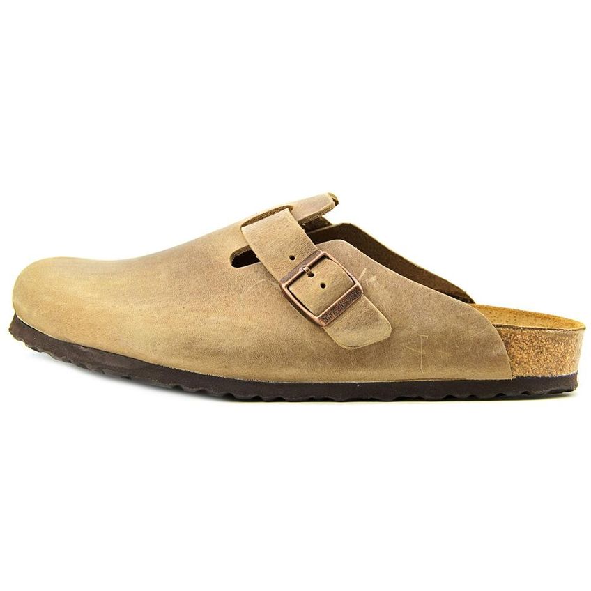Tamanco Birkenstock Boston Classic Arch Tobacco Em Couro Marrom - imagem 3