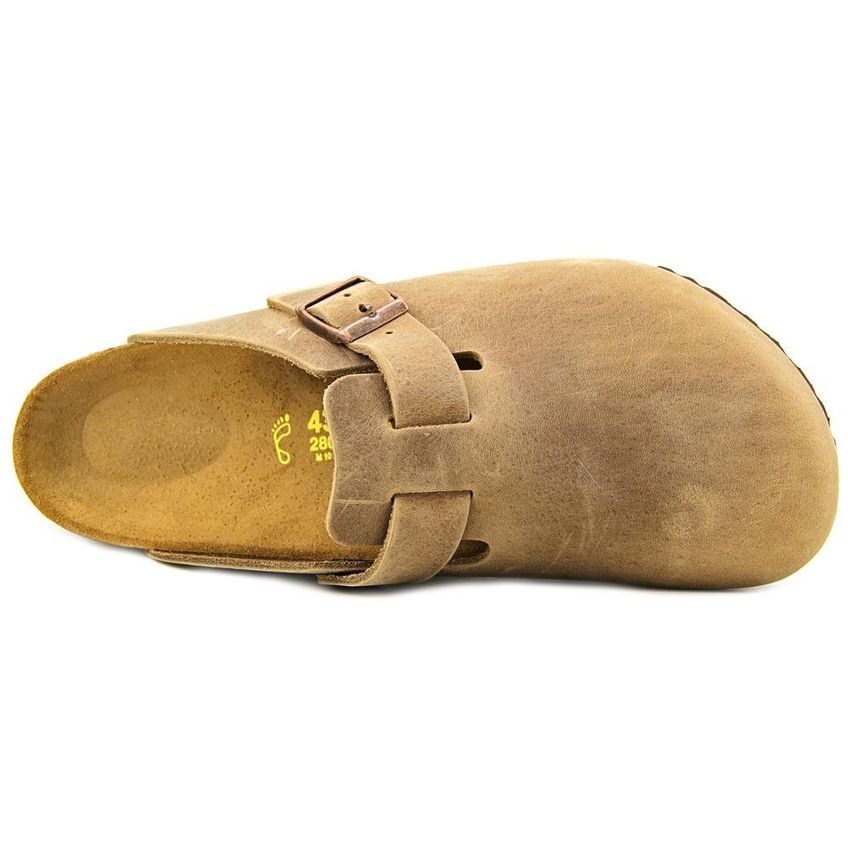Tamanco Birkenstock Boston Classic Arch Tobacco Em Couro Marrom - imagem 4