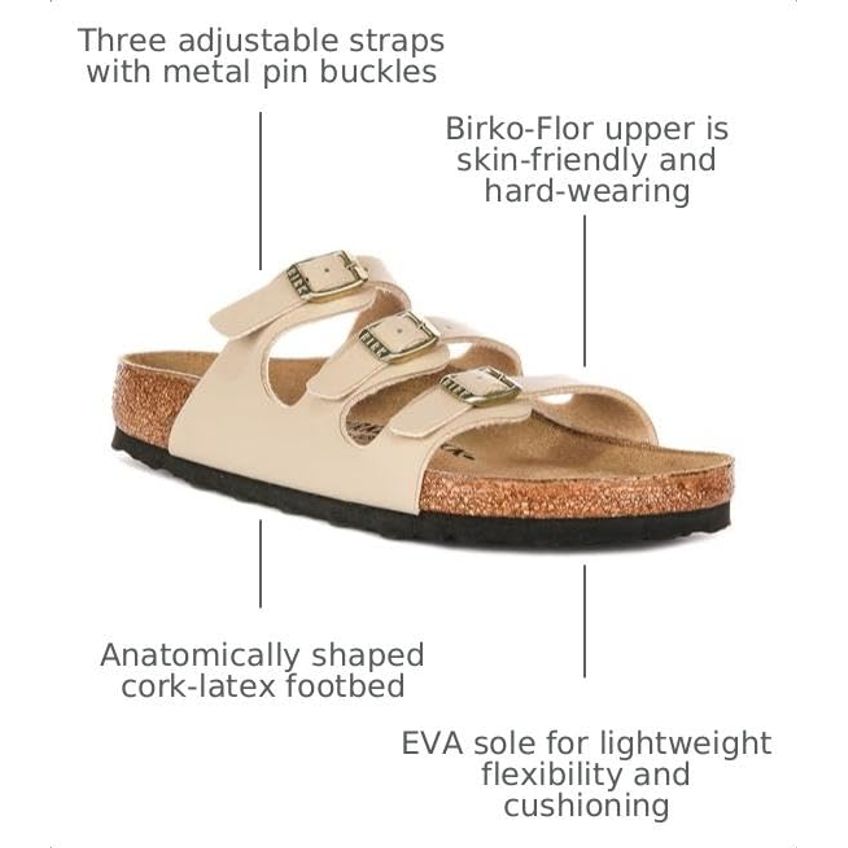 Sandália Unissex Birkenstock Florida Bs Sandcastle 9f/7m (US) - imagem 3