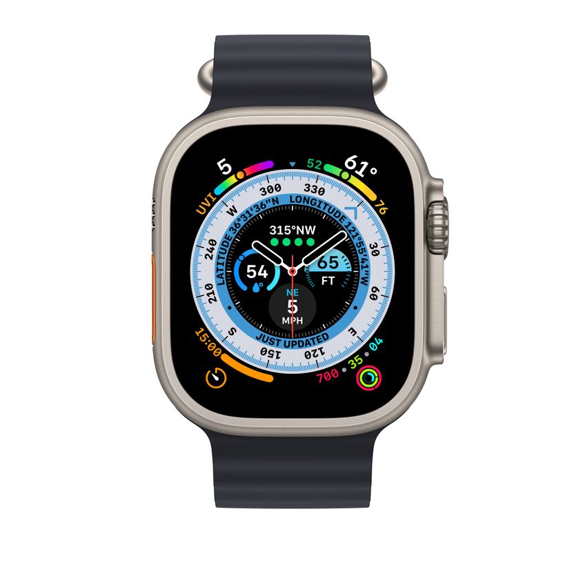 Pulseira Apple Watch 49 mm Ocean – Extensão Midnight - imagem 3