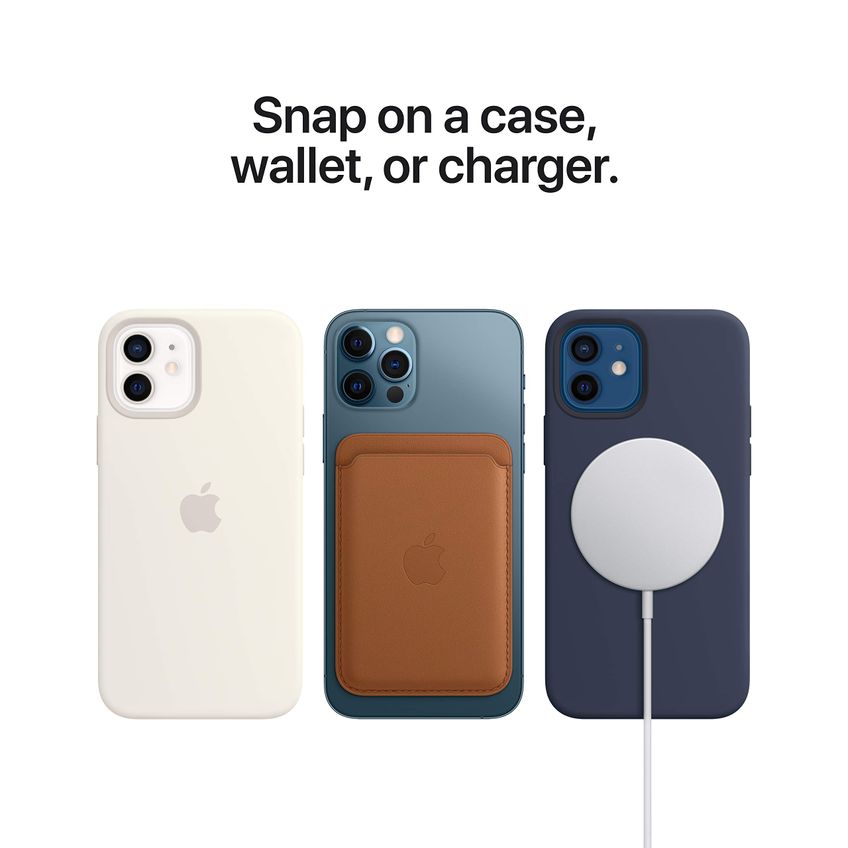 Capa De Telefone Apple Iphone 12 Pro Max Em Couro Com Magsafe Brown - imagem 4