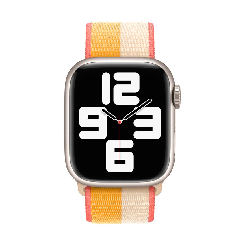 Pulseira Apple Watch Sport Loop De Milho/branca 41 Mm - imagem 3