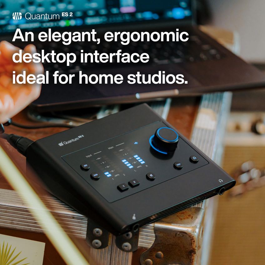 Interface De Áudio Presonus Quantum Es 2 2x2 Usb-c 24 Bits/192 Khz - imagem 2