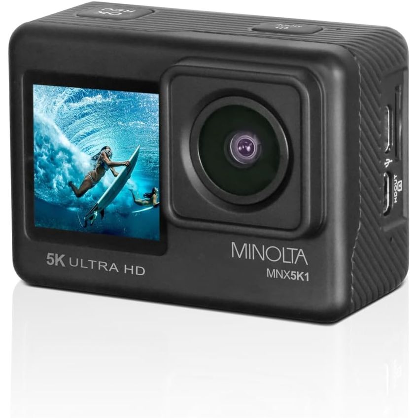 Câmera De Ação Minolta Mnx5k1 5k Ultra Hd + 32 GB - imagem 2
