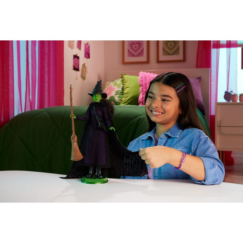 Boneca Moderna Mattel Universal Wicked Deluxe Elphaba Com Acc - imagem 2