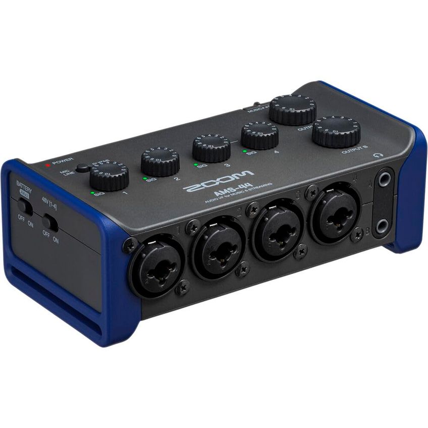 Interface De Áudio Zoom Ams-44 + Fones Mdr-7506 - imagem 2