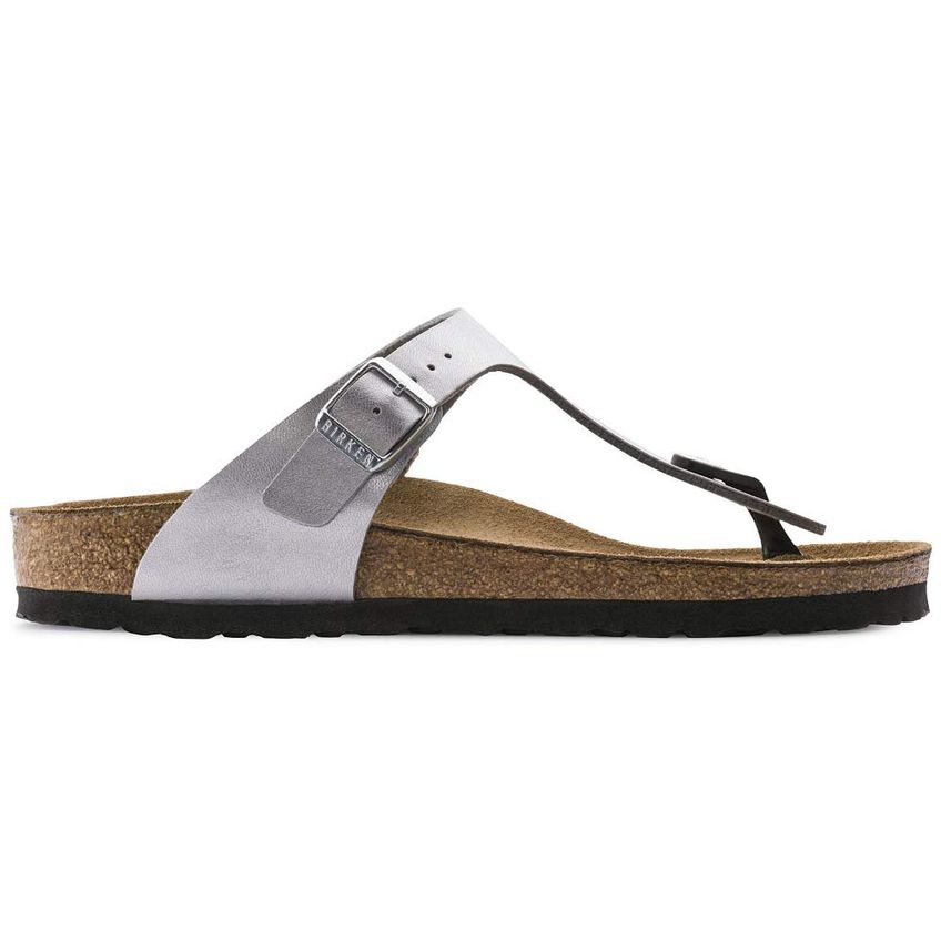Sandália Feminina Birkenstock Gizeh Prata 36 M Eu/5-5.5 B(m) Us - imagem 3