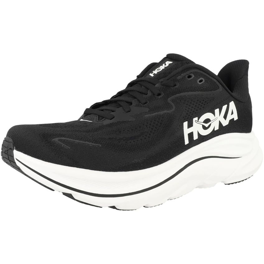 Tênis Hoka Clifton 10 Preto/Branco 11 Médio - imagem 4