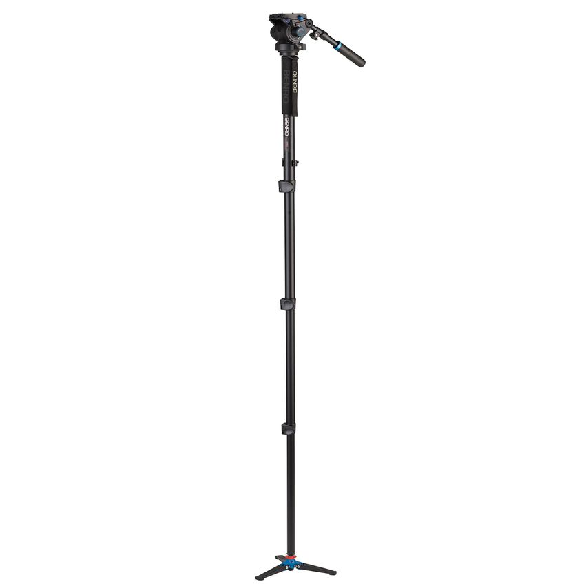 Monopé Benro A48tds6 Com Base De Travamento De 3 Pernas E Cabeça S6 - imagem 4