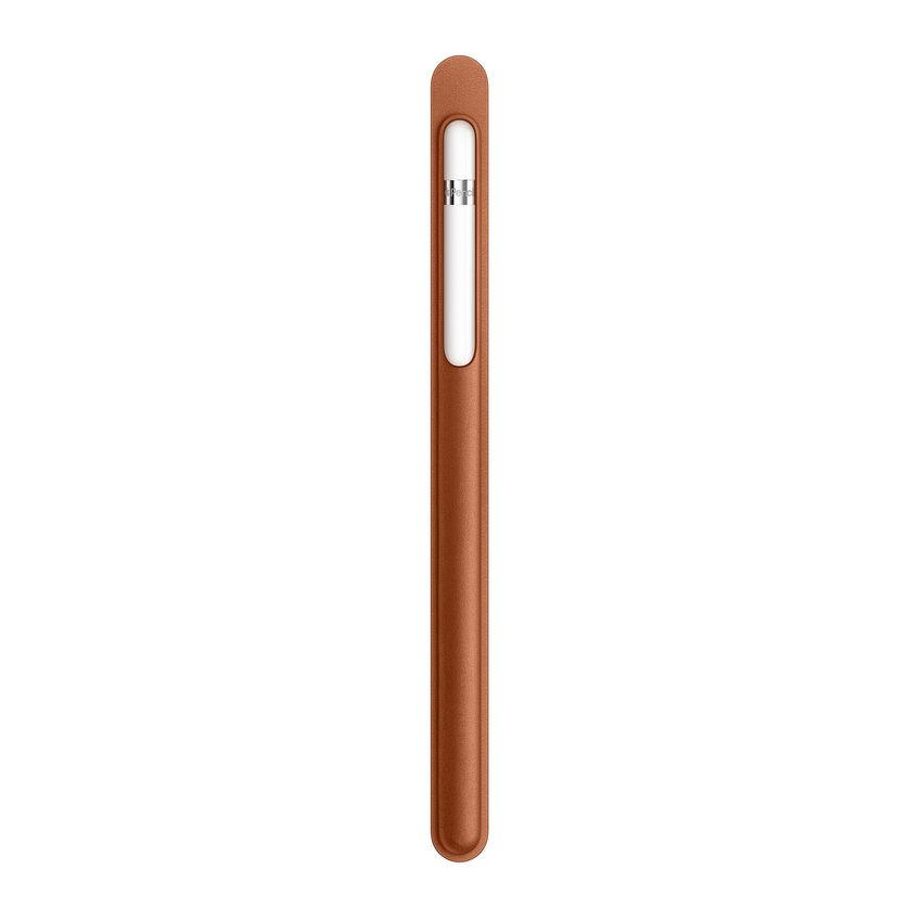 Estojo De Lápis Apple Saddle Brown Leather Para Apple Pencil - imagem 3