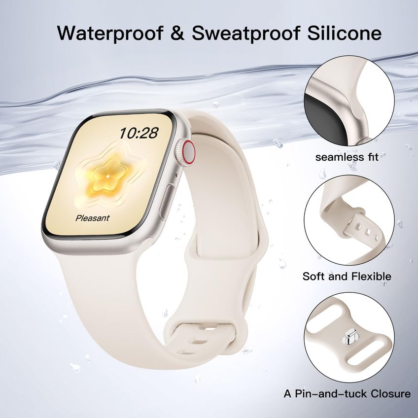 Pulseira Supernana 40mm/44mm De Silicone Esportiva - imagem 3